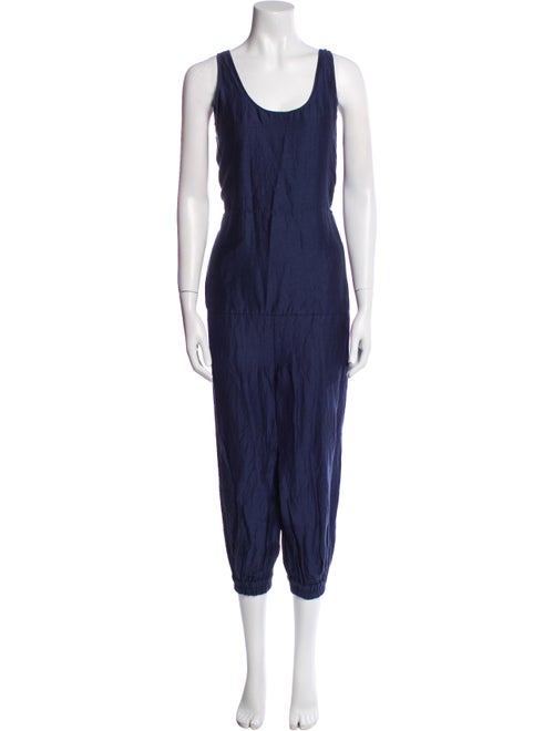 Lunya Linen Scoop Neck Jumpsuit