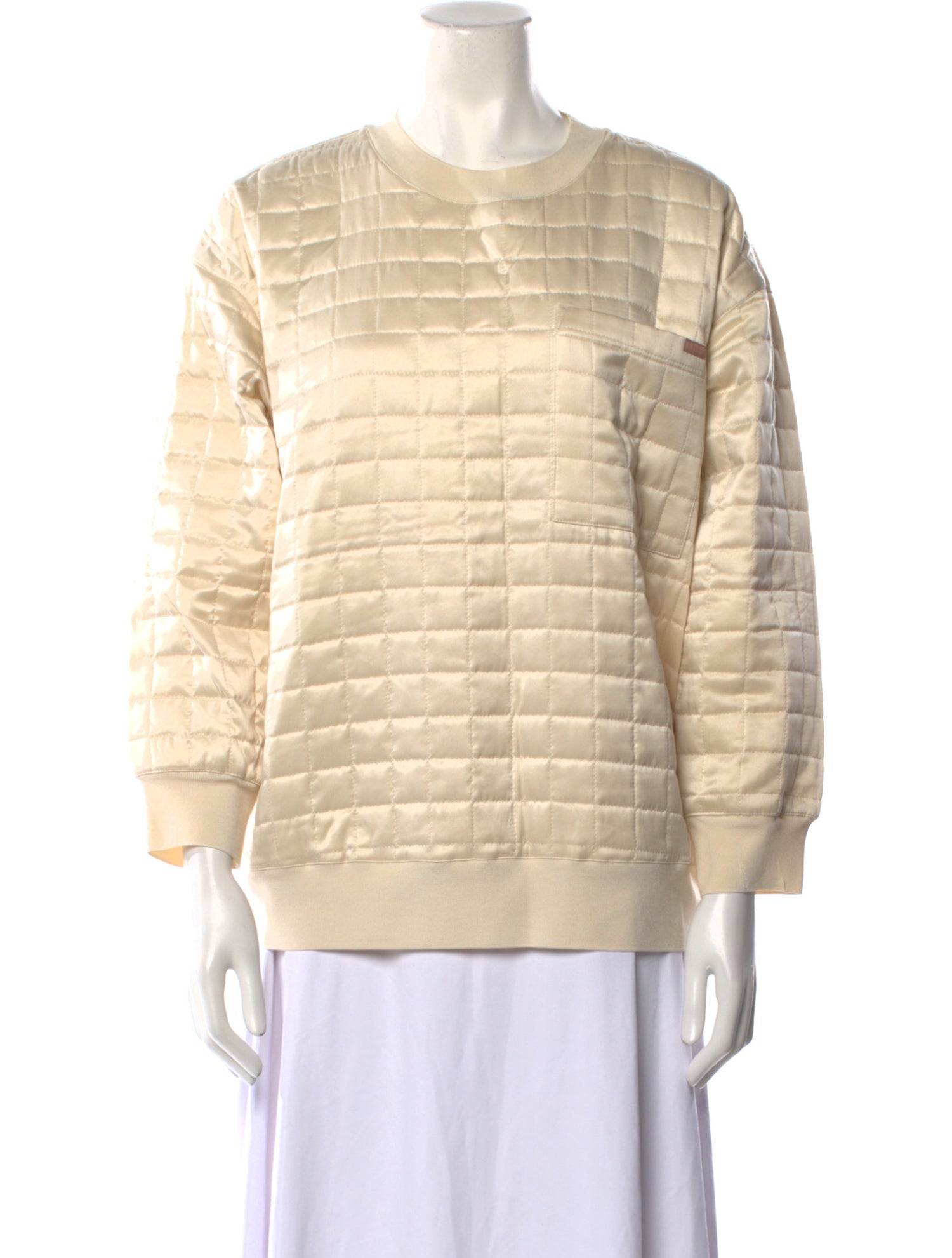 Lunya Silk Crew Neck Sweatshirt