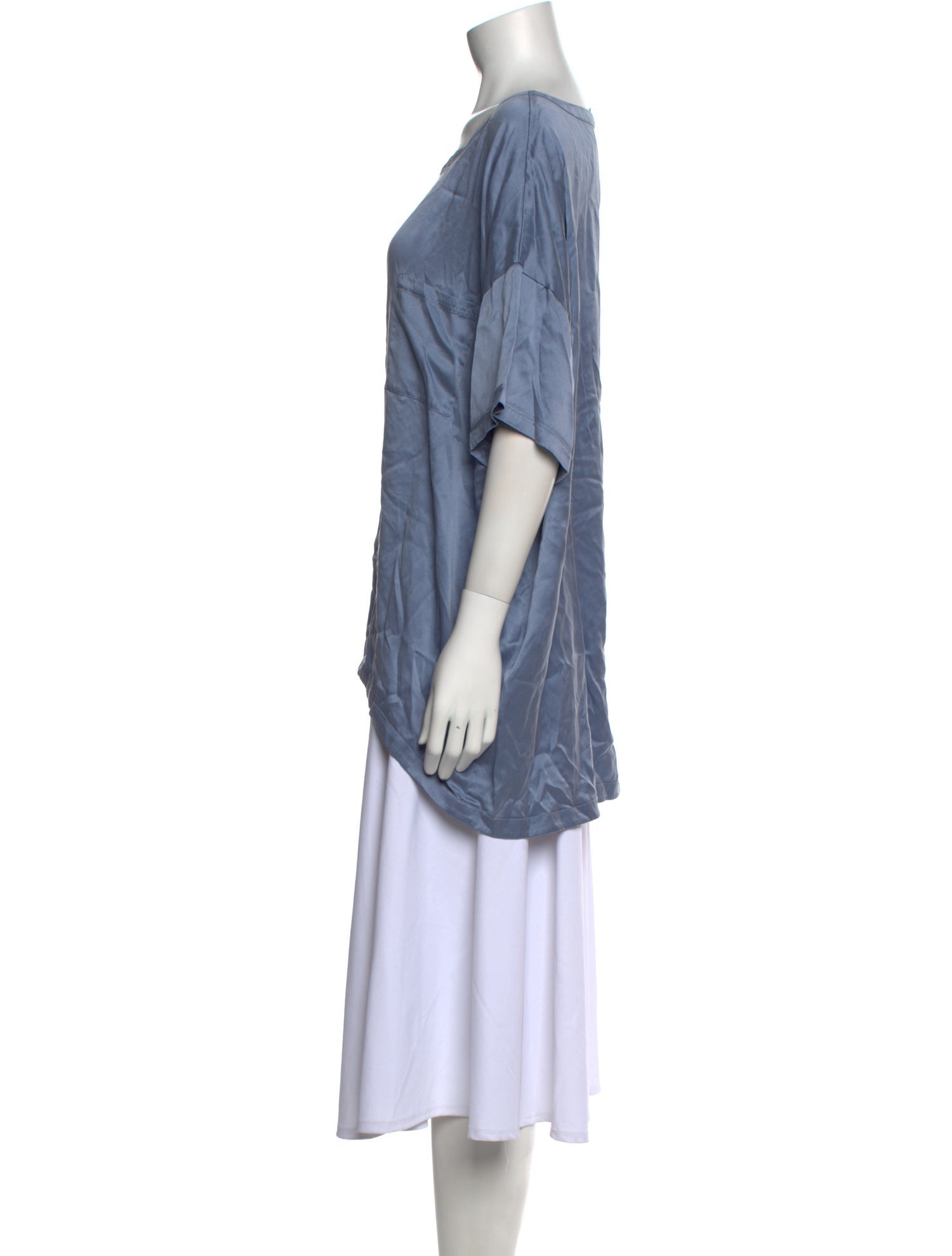 Lunya Silk Bateau Neckline Tunic