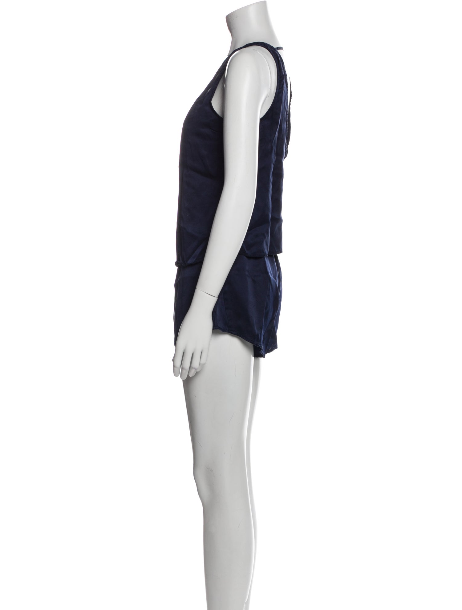 Lunya Silk Cutout Accent Short Set