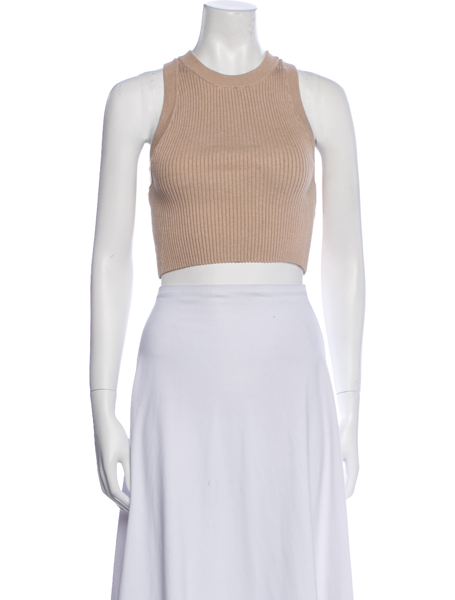 Lunya Crew Neck Sleeveless Crop Top