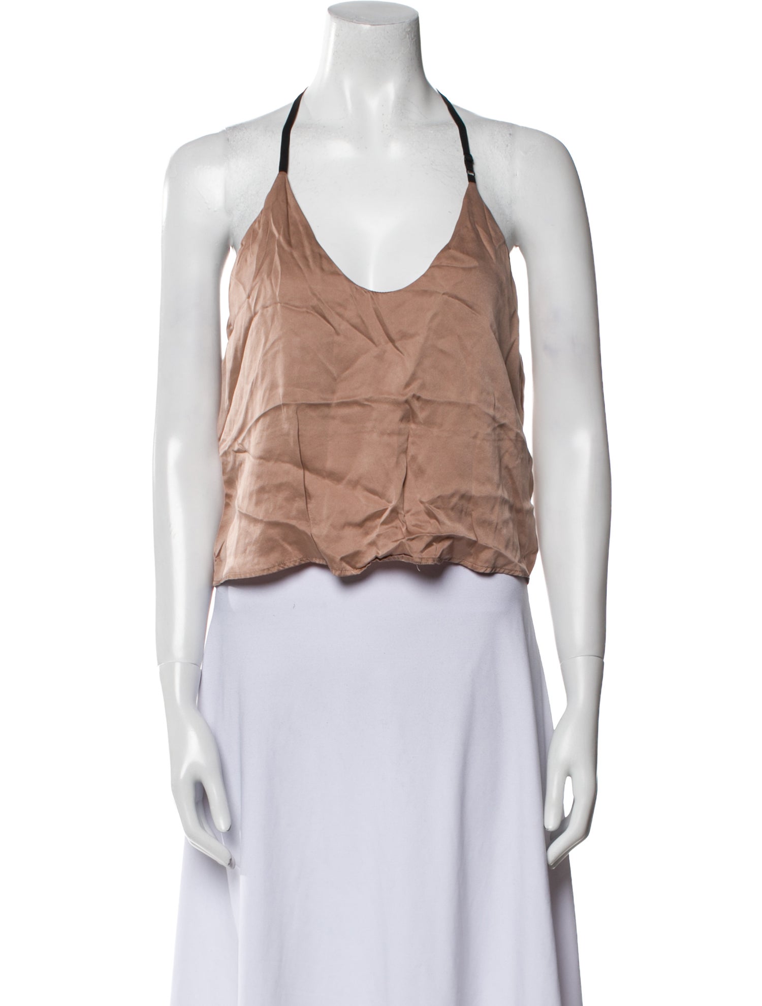 Lunya Silk Halterneck Crop Top