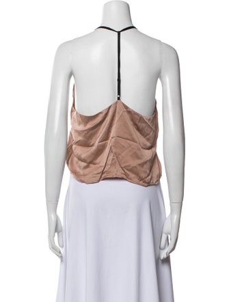 Lunya Silk Halterneck Crop Top