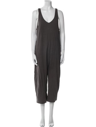 Lunya Plunge Neckline Jumpsuit