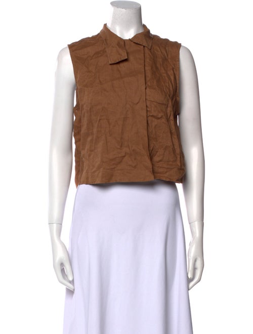Lunya Linen Sleeveless Crop Top