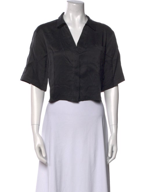 Lunya Silk Short Sleeve Crop Top