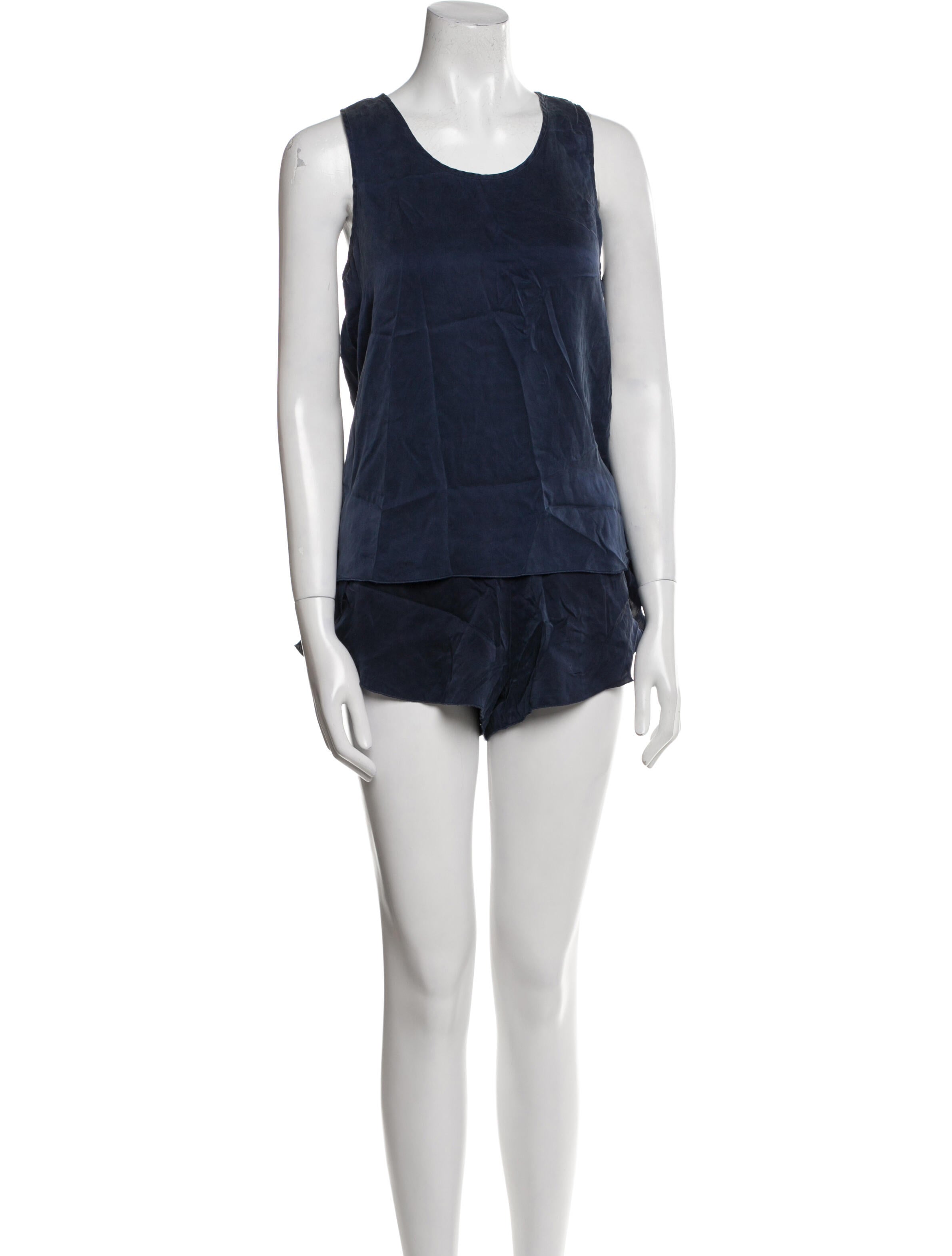 Lunya Silk Cutout Accent Short Set