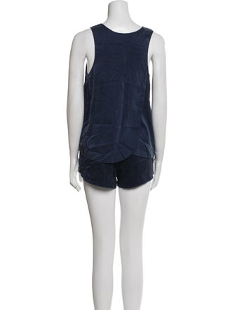 Lunya Silk Cutout Accent Short Set