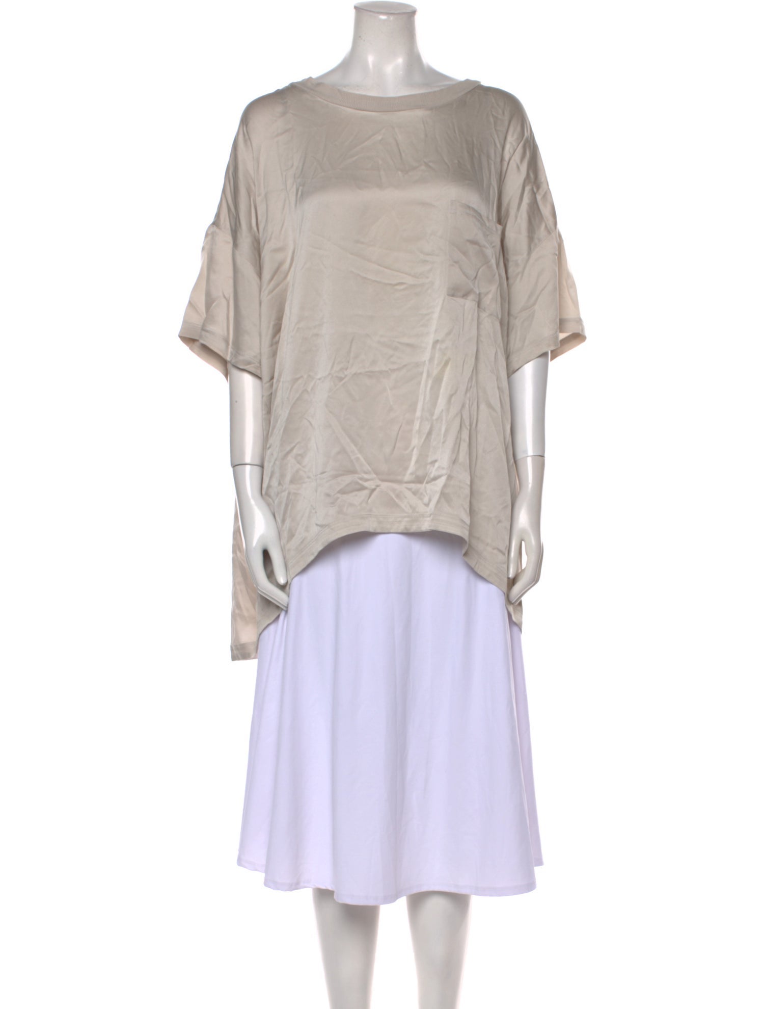 Lunya Silk Scoop Neck Blouse