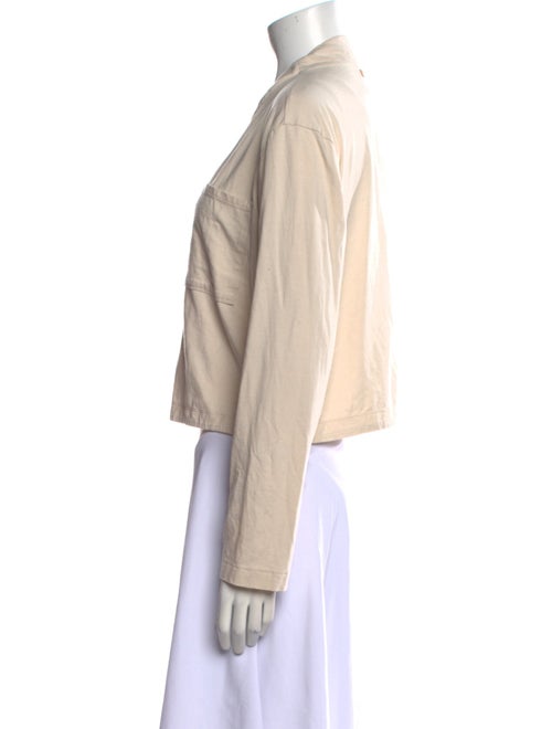 Lunya V-Neck Long Sleeve Button-Up Top