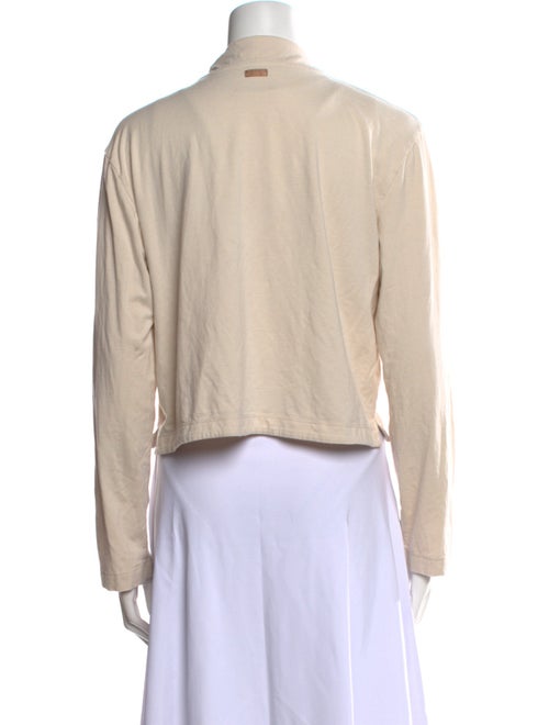 Lunya V-Neck Long Sleeve Button-Up Top