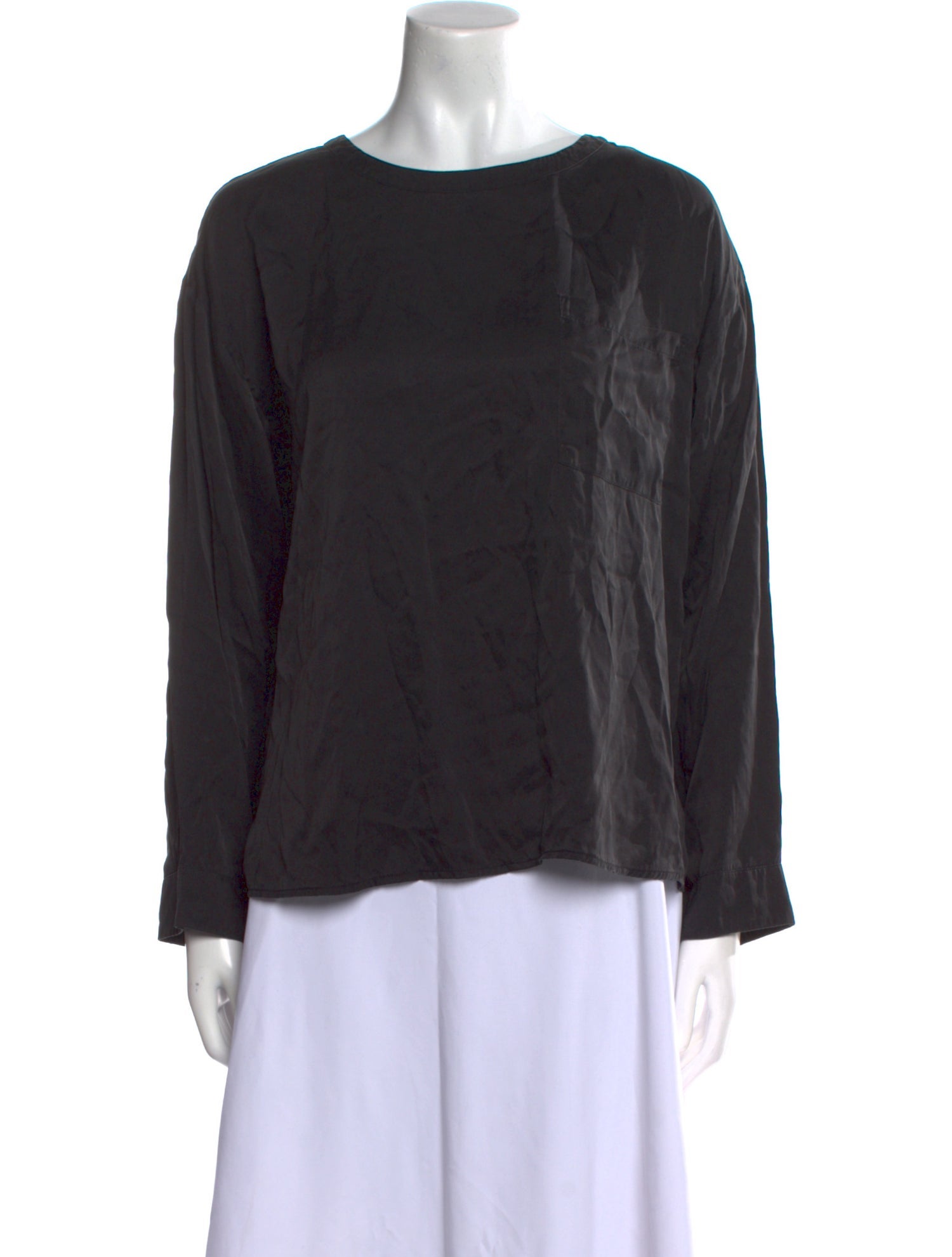 Lunya Silk Bateau Neckline Top