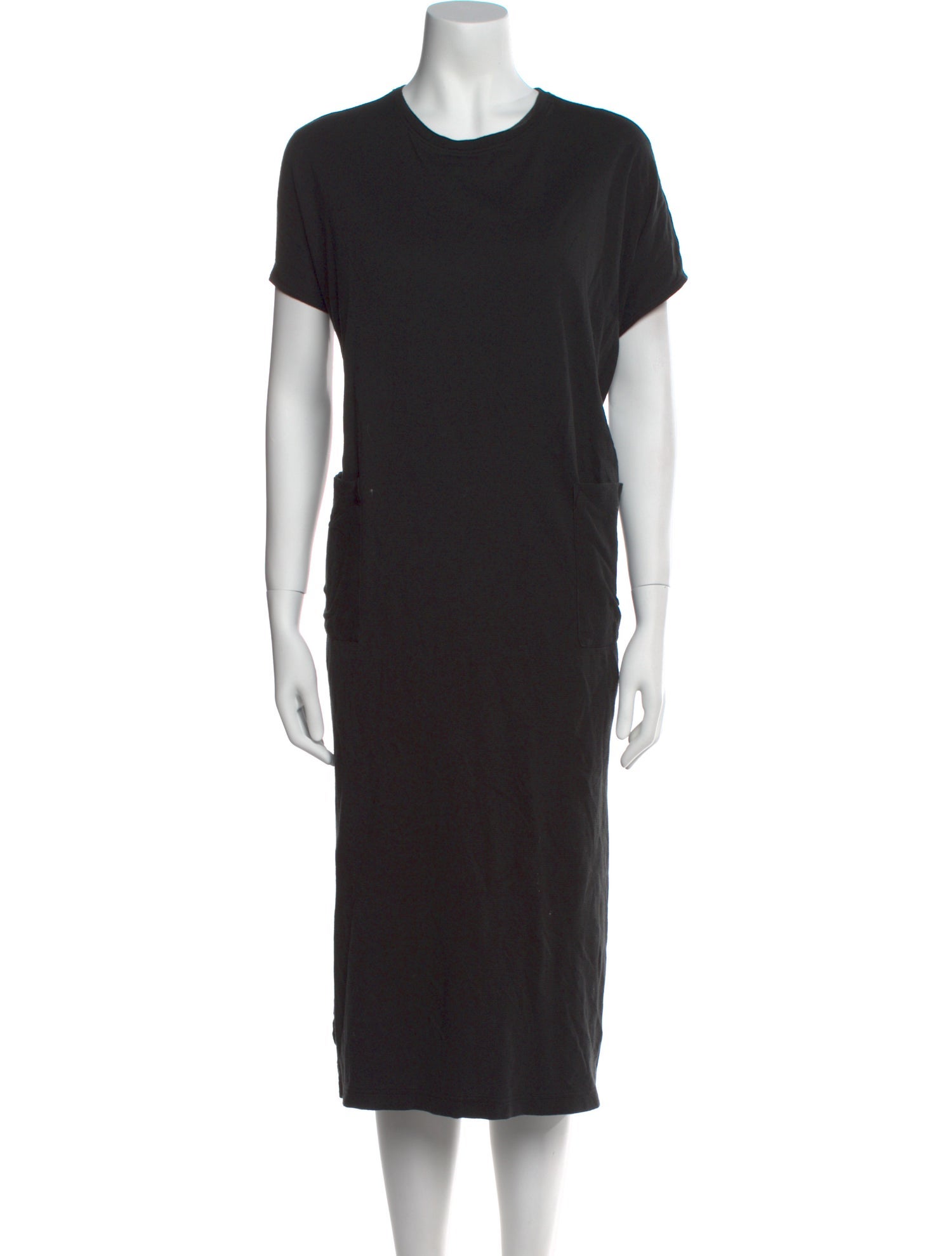 Lunya Crew Neck Midi Length Dress