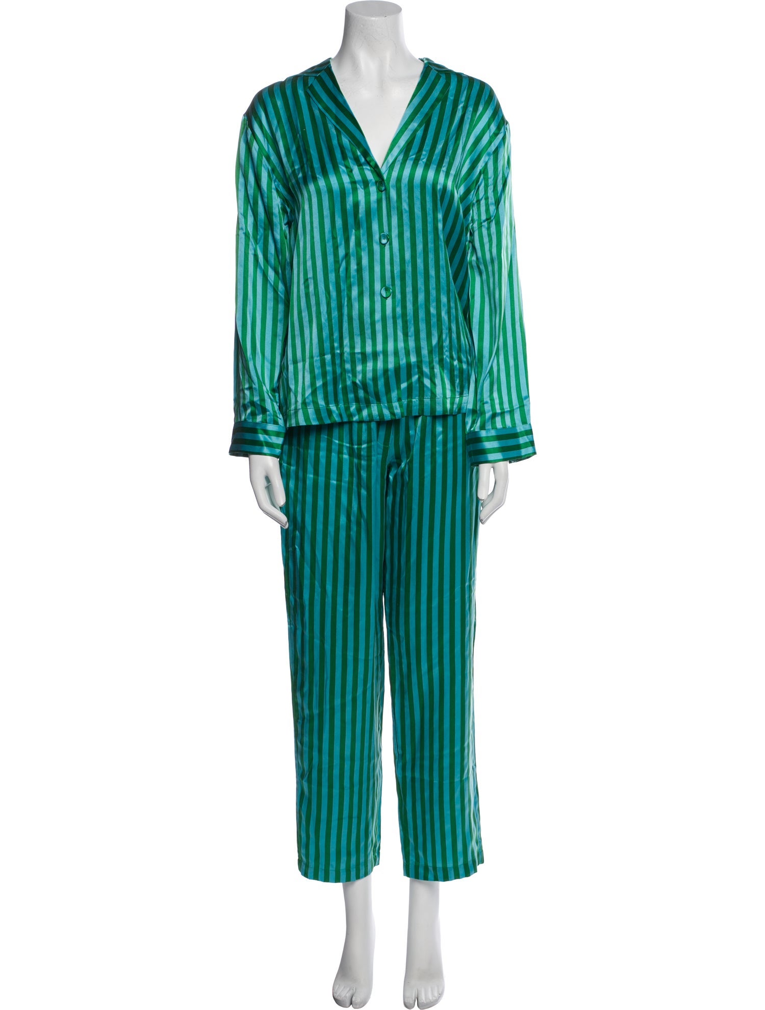Lunya Silk Striped Lounge Set w/ Tags