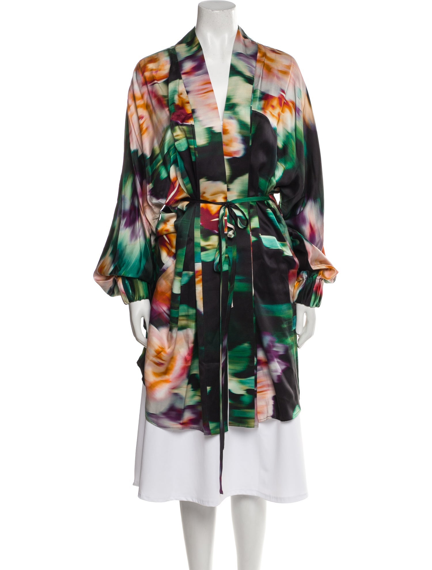 Lunya Silk Floral Print Robe