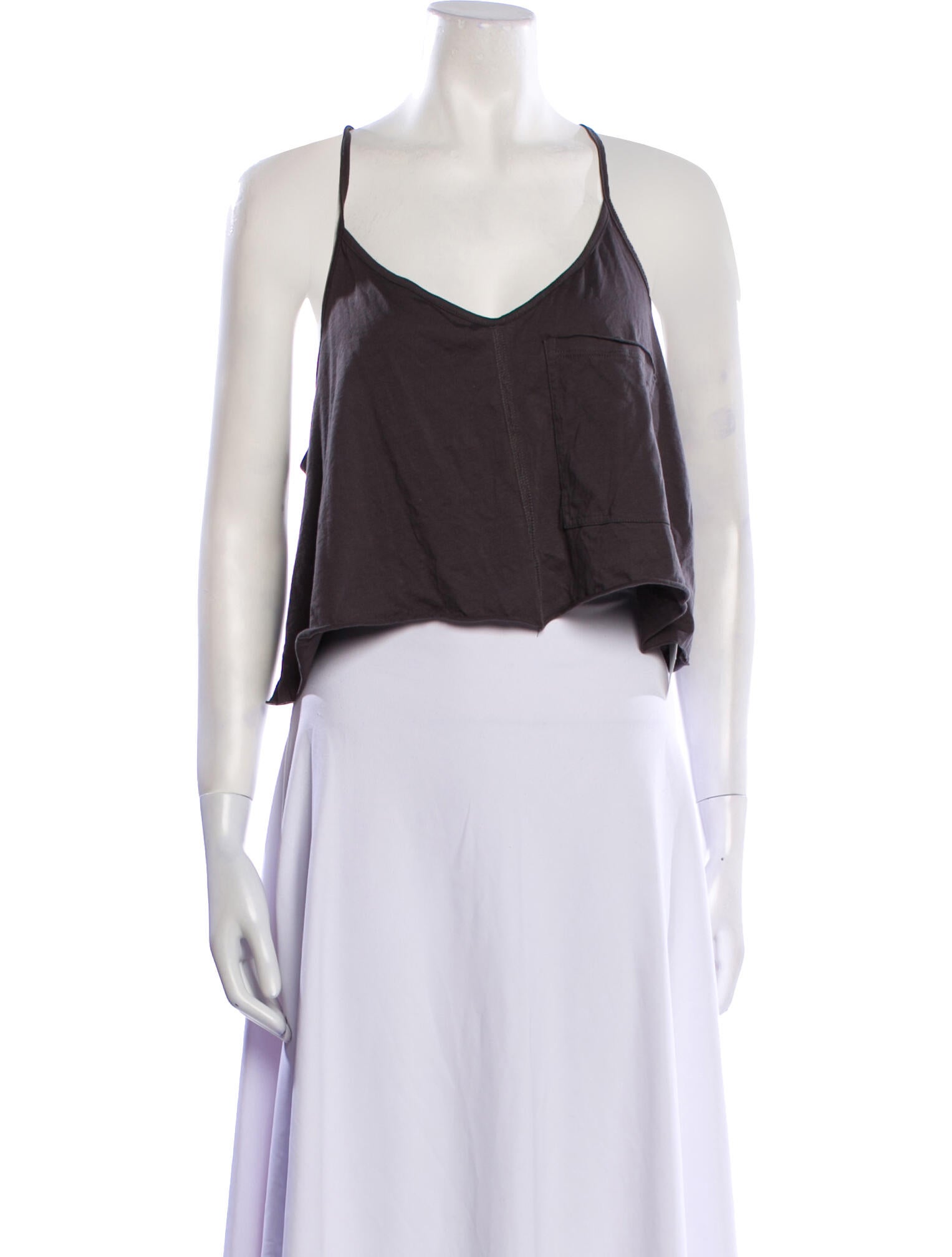 Lunya V-Neck Sleeveless Crop Top