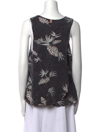 Lunya Silk Floral Print Top