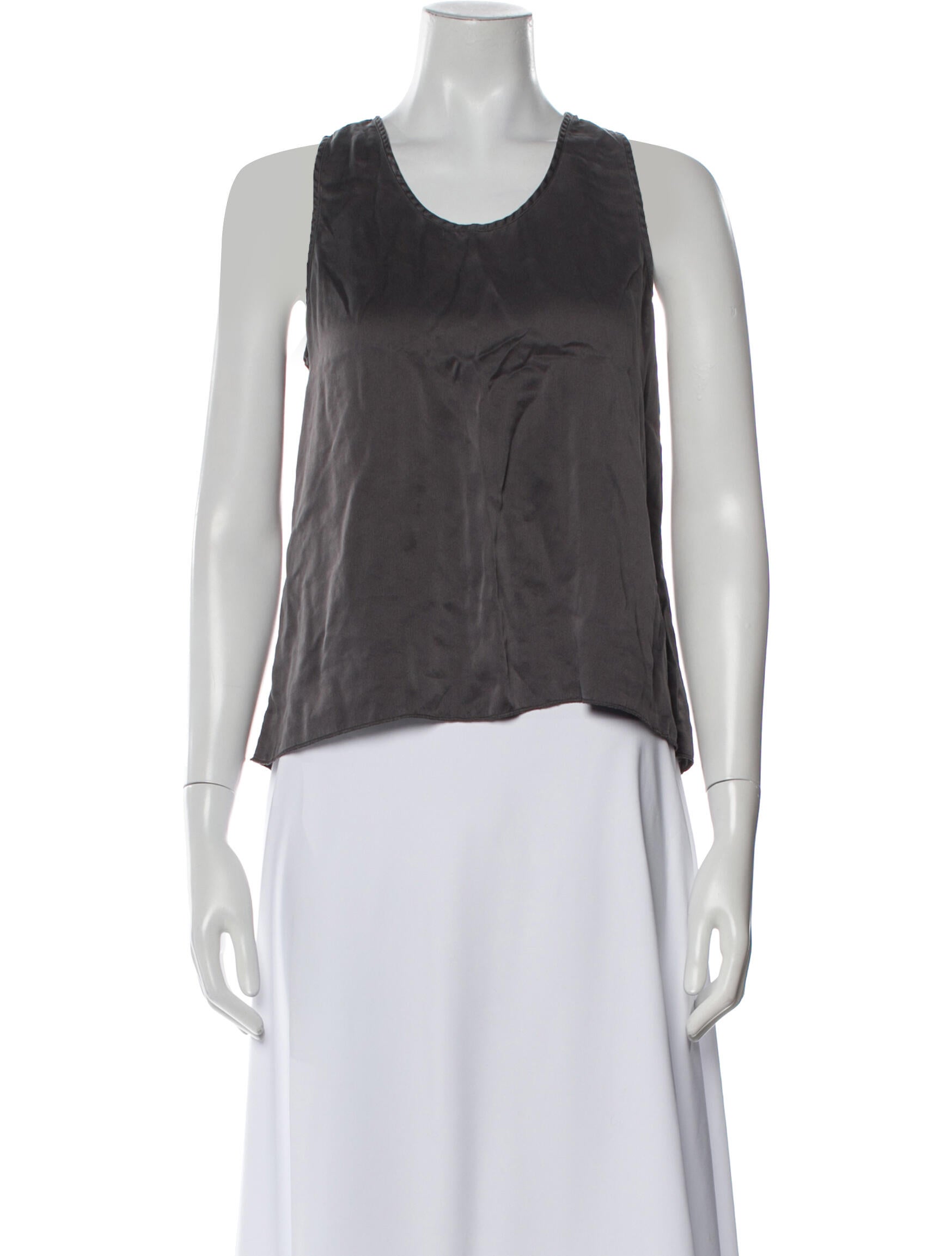 Lunya Silk Scoop Neck Crop Top