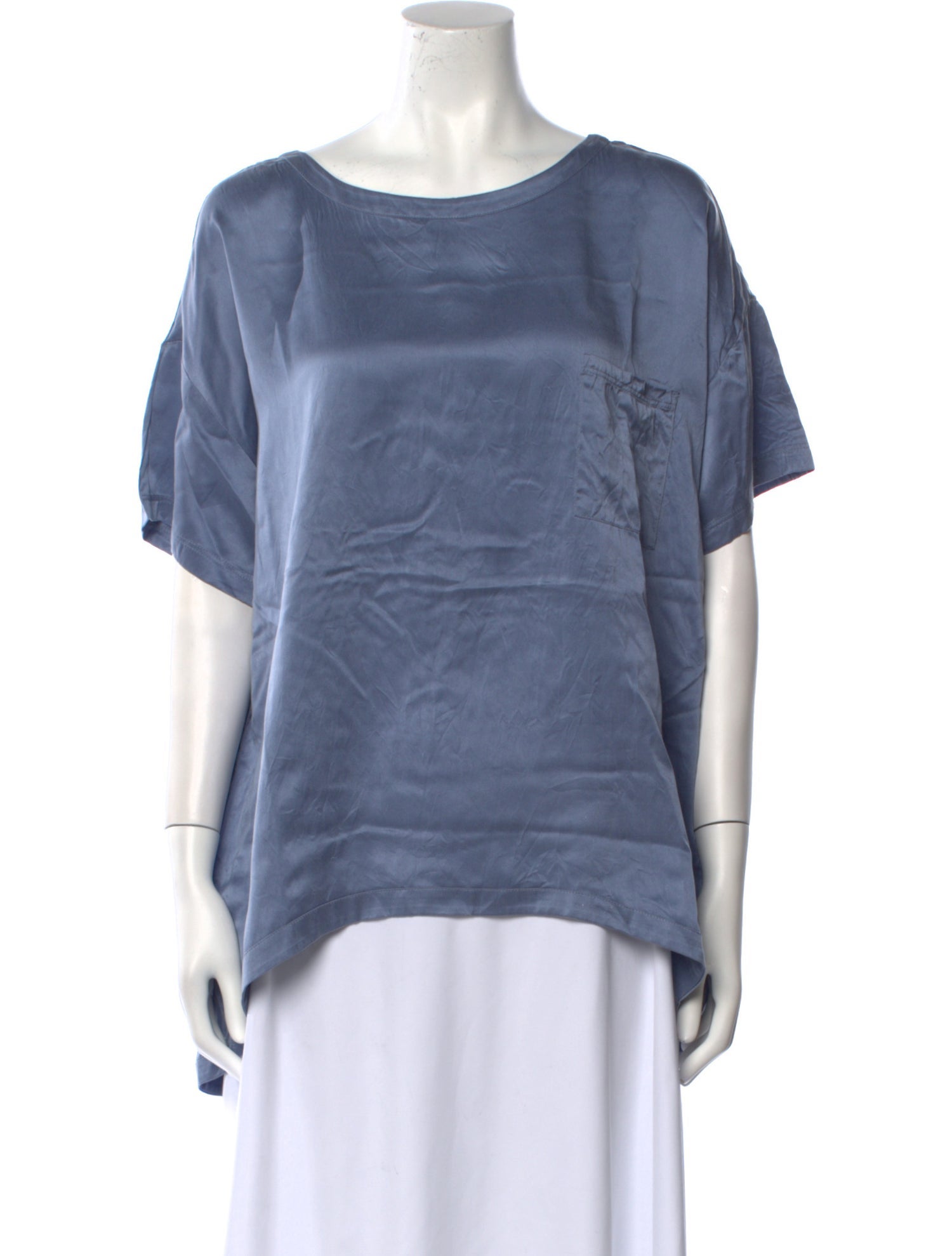 Lunya Silk Scoop Neck Blouse