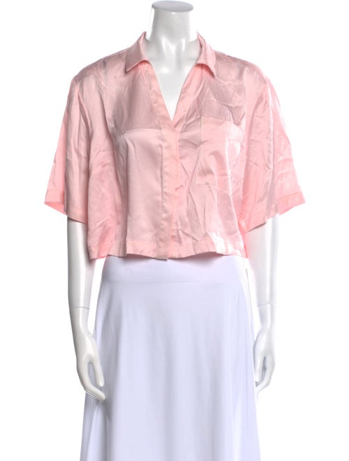 Lunya V-Neck Short Sleeve Crop Top