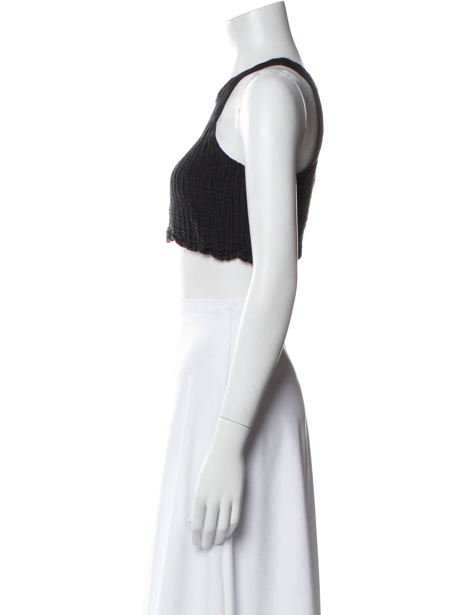 Lunya Scoop Neck Sleeveless Crop Top