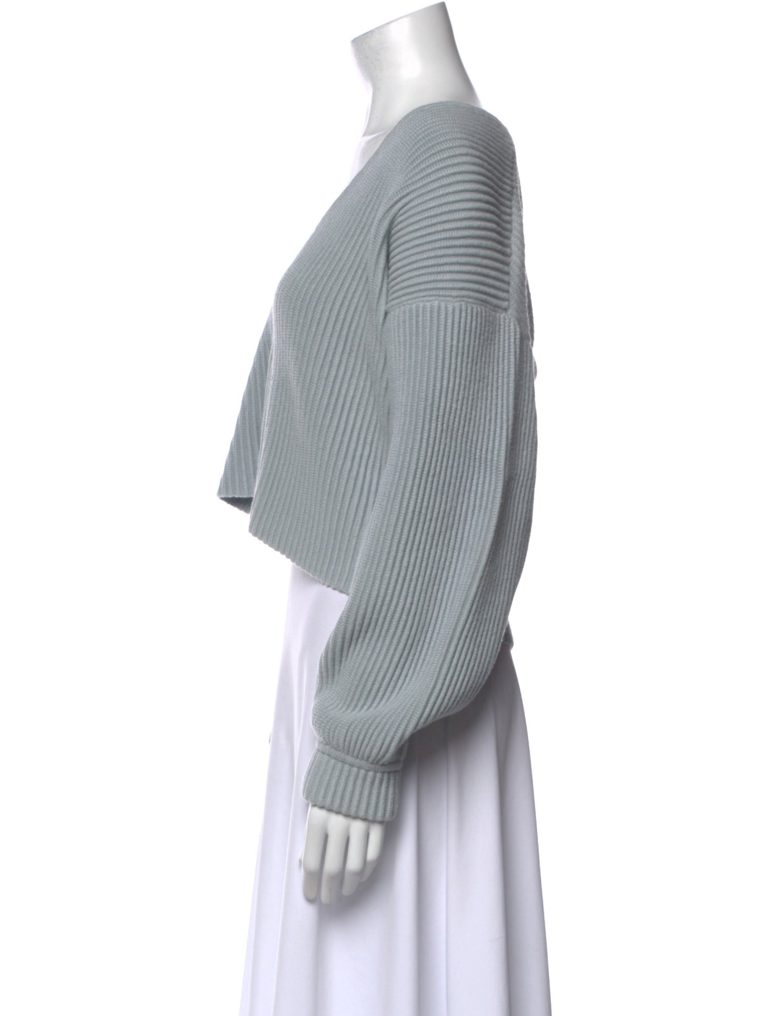 Lunya Striped V-Neck Crop Top