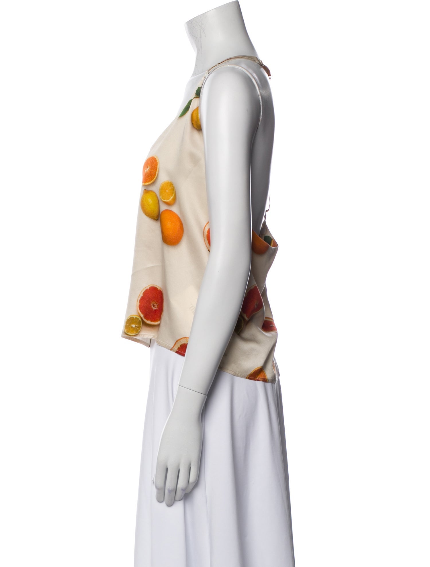 Lunya Silk Printed Crop Top