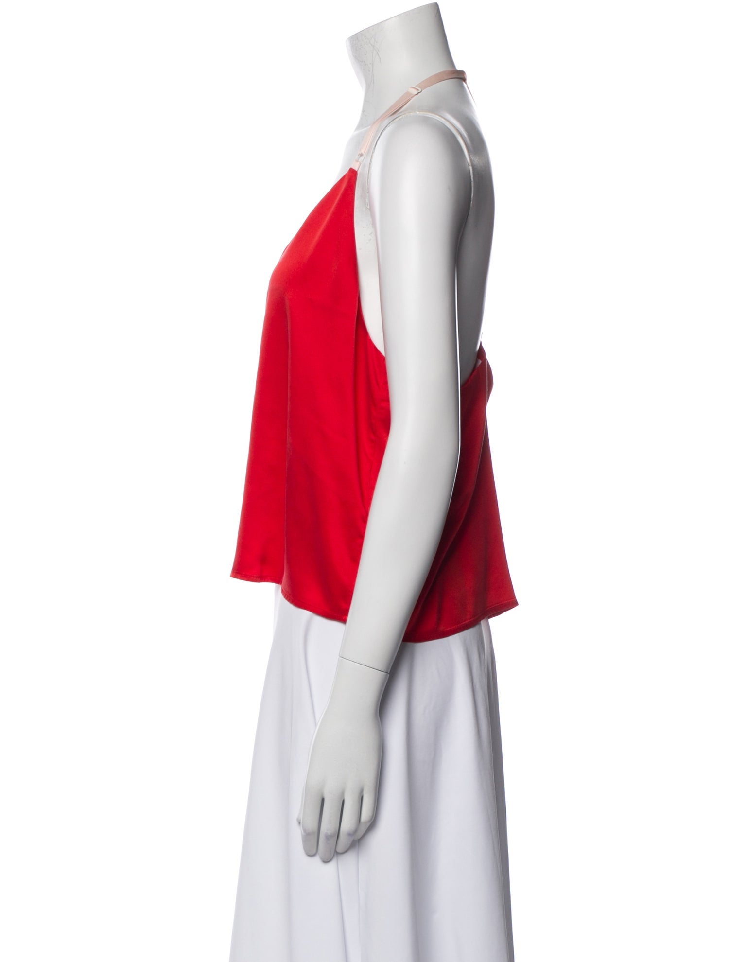 Lunya Silk V-Neck Crop Top