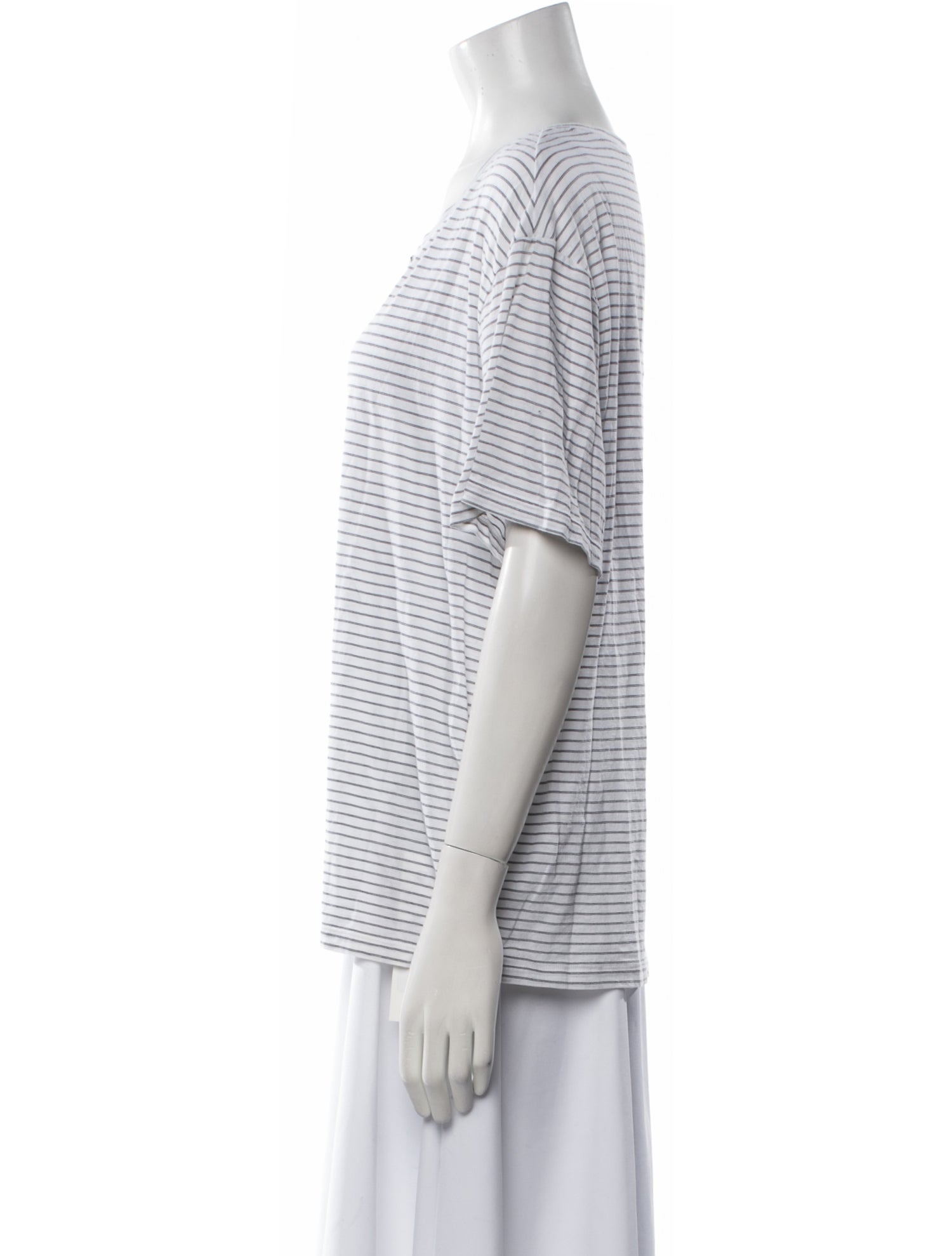 Lunya Striped Scoop Neck T-Shirt