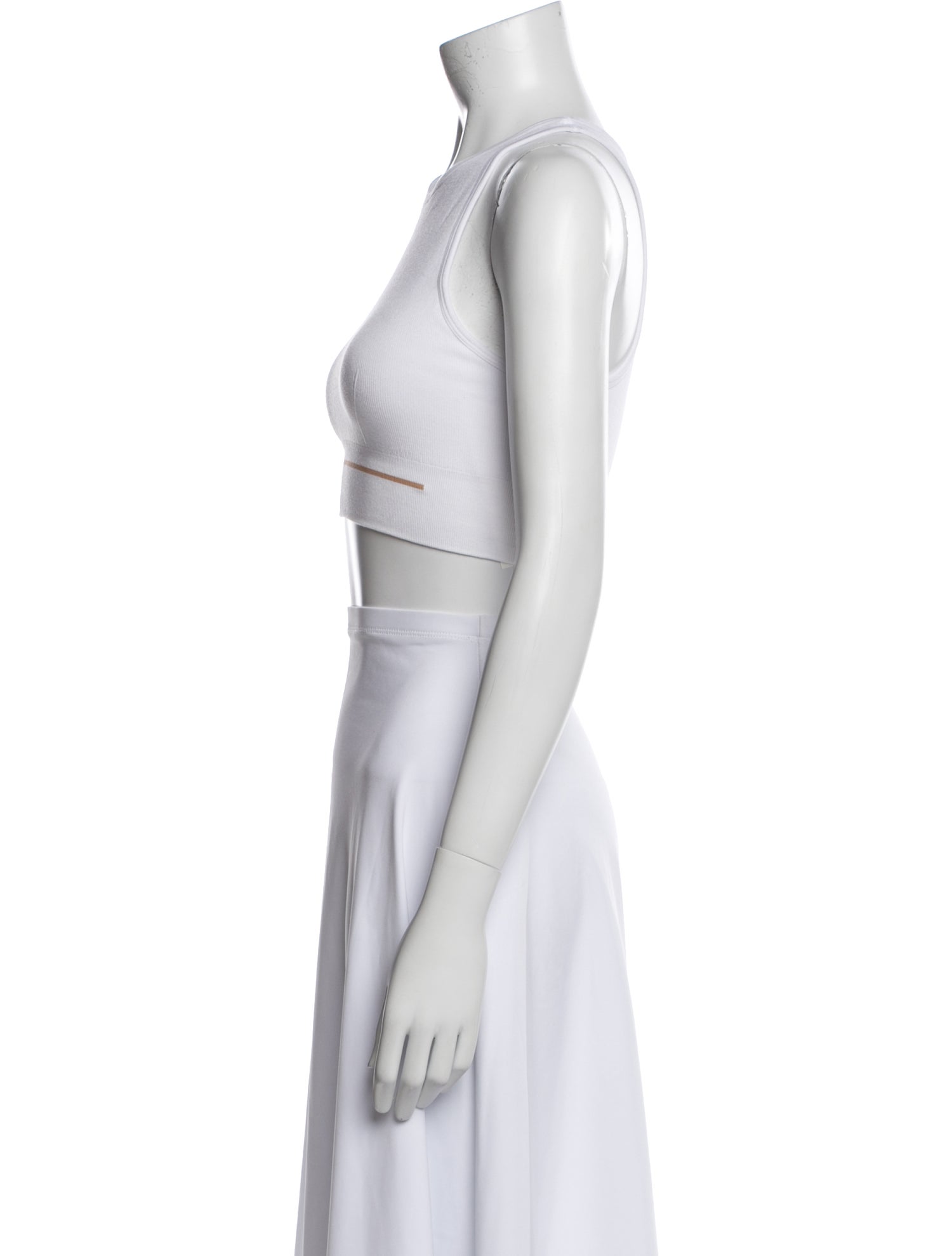 Lunya Crew Neck Sleeveless Crop Top