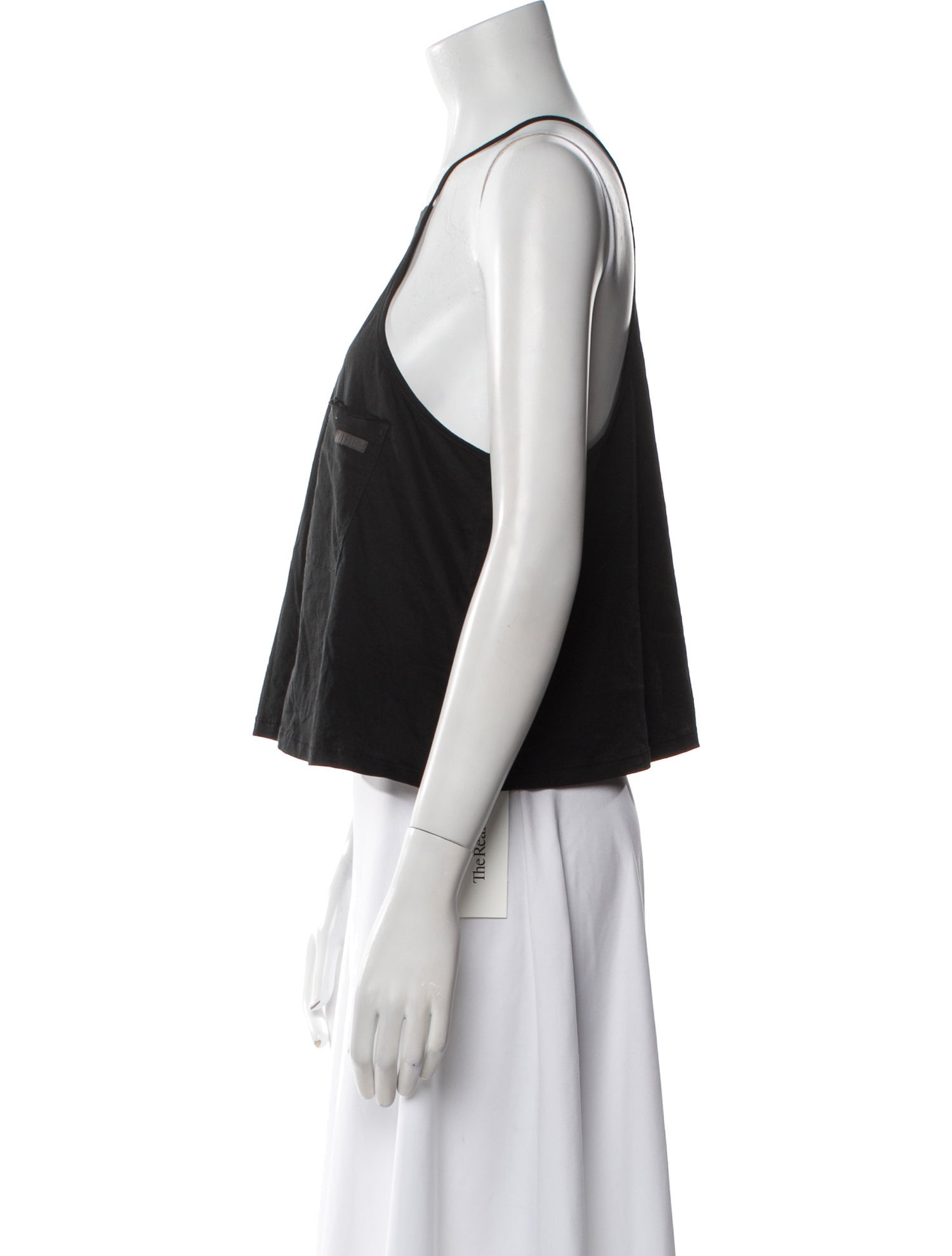 Lunya Square Neckline Sleeveless Crop Top