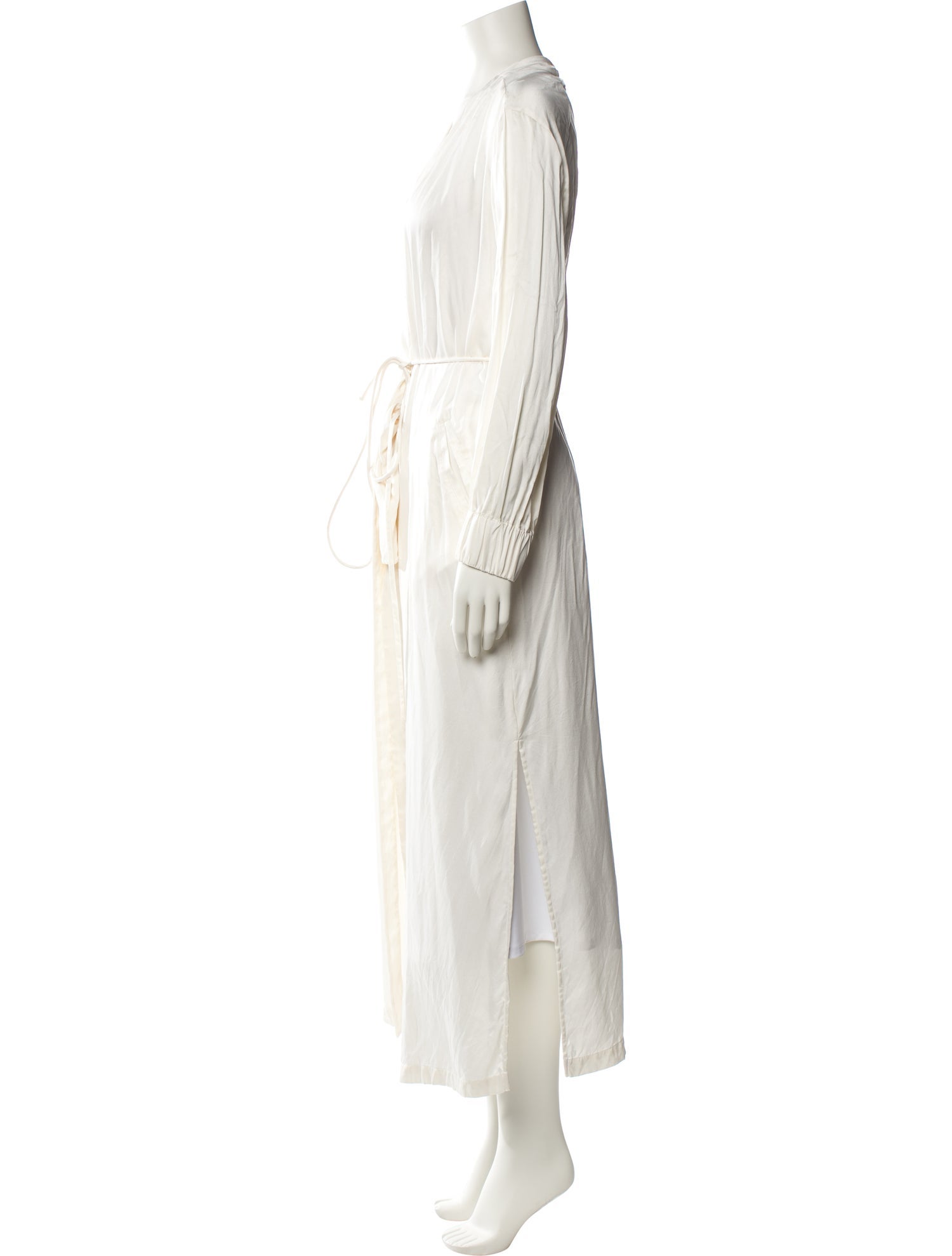 Lunya Silk Pleated Accents Robe