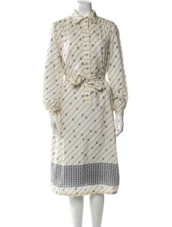 Lavin Printed Midi Length Dress