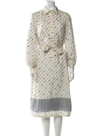 Lavin Dresses Printed Midi Length Dress XXL