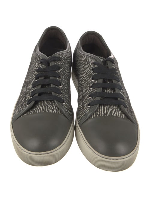 Lanvin Leather Printed Sneakers