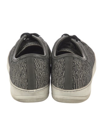 Lanvin Leather Printed Sneakers