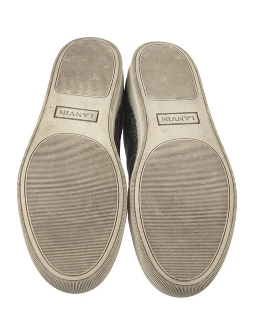 Lanvin Leather Printed Sneakers