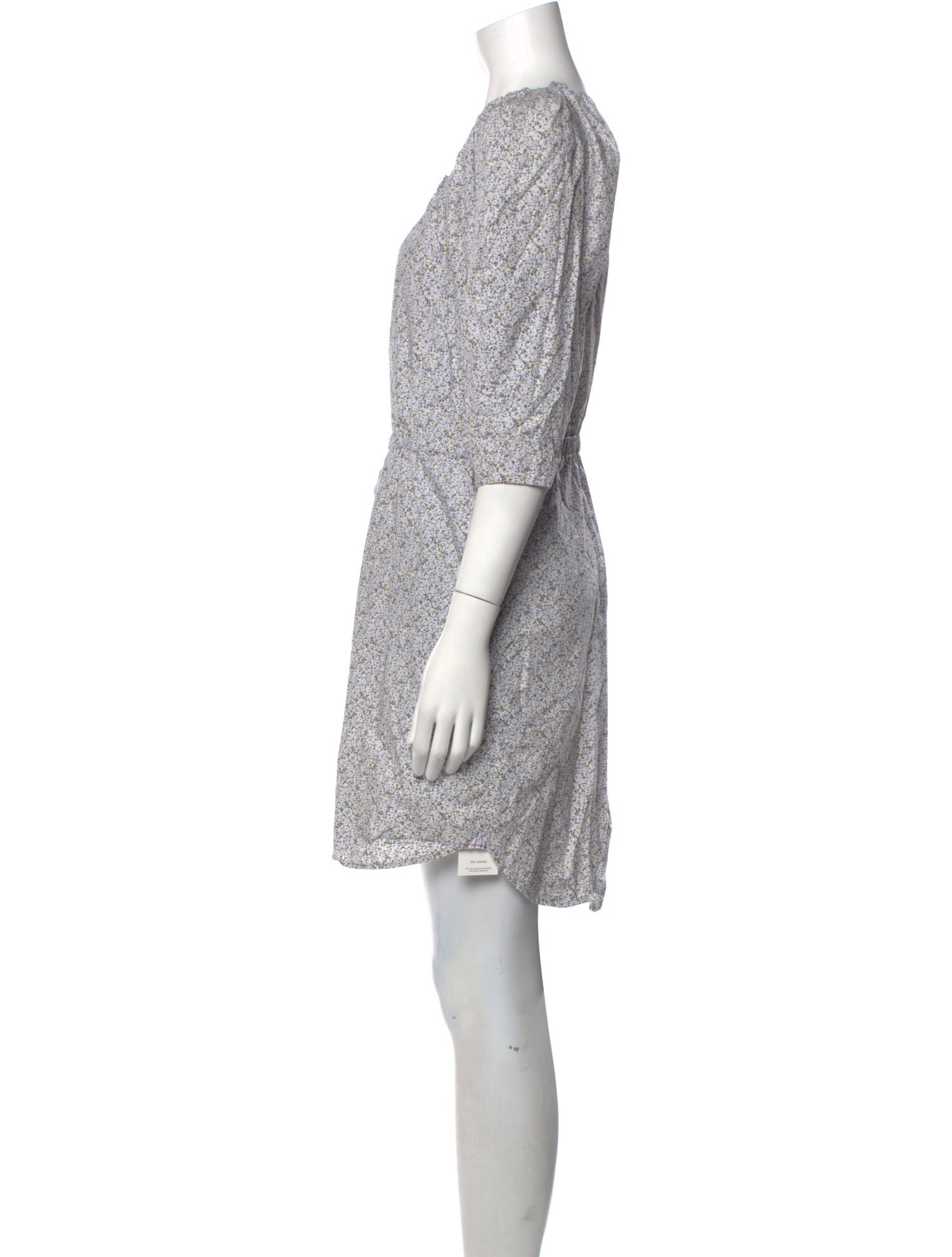 La Vie Rebecca Taylor Scoop Neck Mini Dress