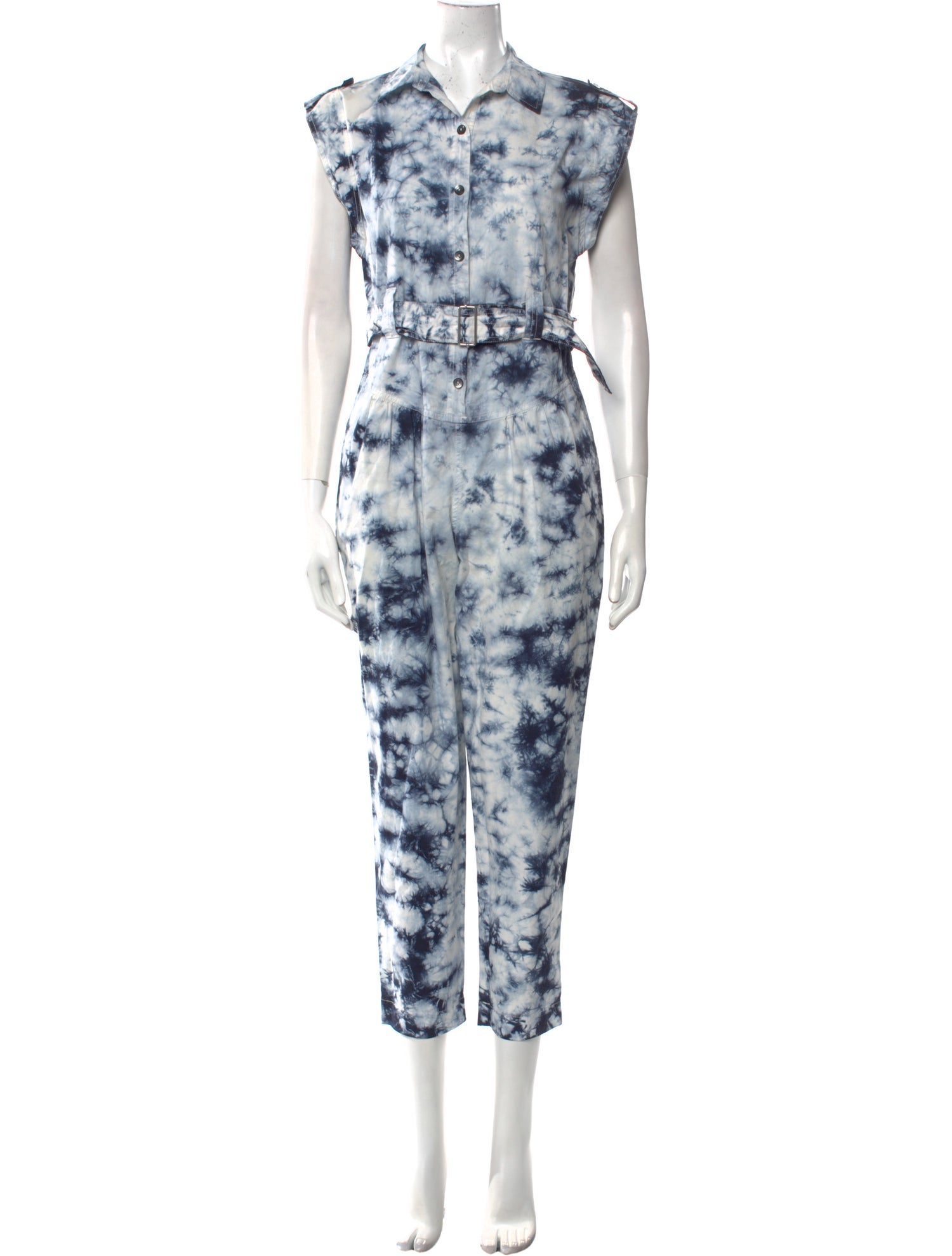La Vie Rebecca Taylor Tie-Dye Print Jumpsuit