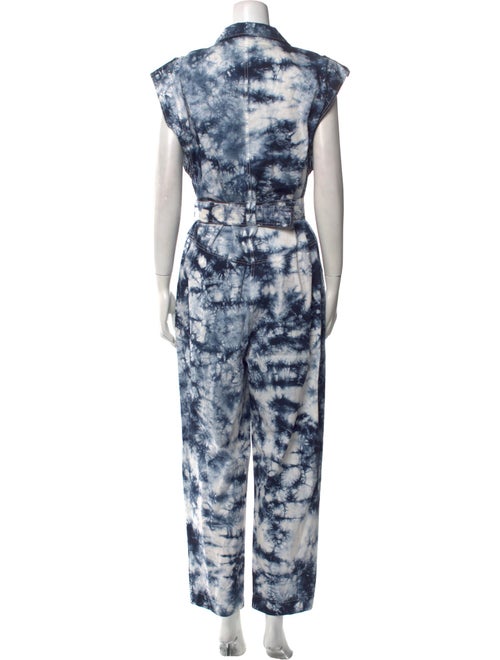 La Vie Rebecca Taylor Tie-Dye Print Jumpsuit