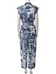 La Vie Rebecca Taylor Tie-Dye Print Jumpsuit