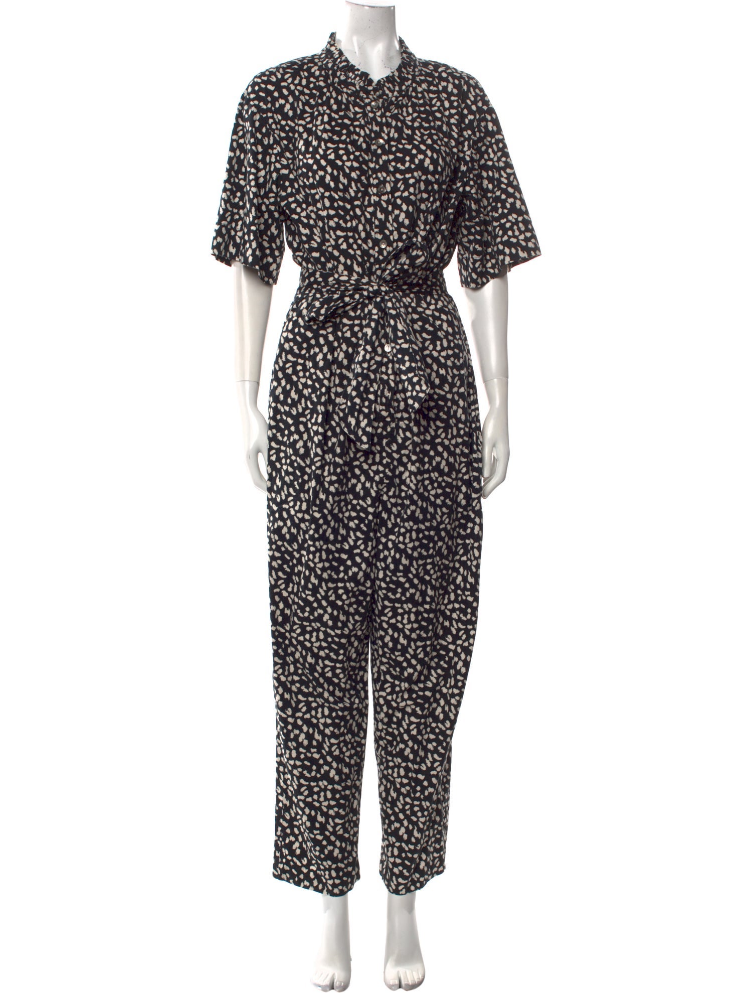 La Vie Rebecca Taylor Printed Mock Neck Jumpsuit w/ Tags