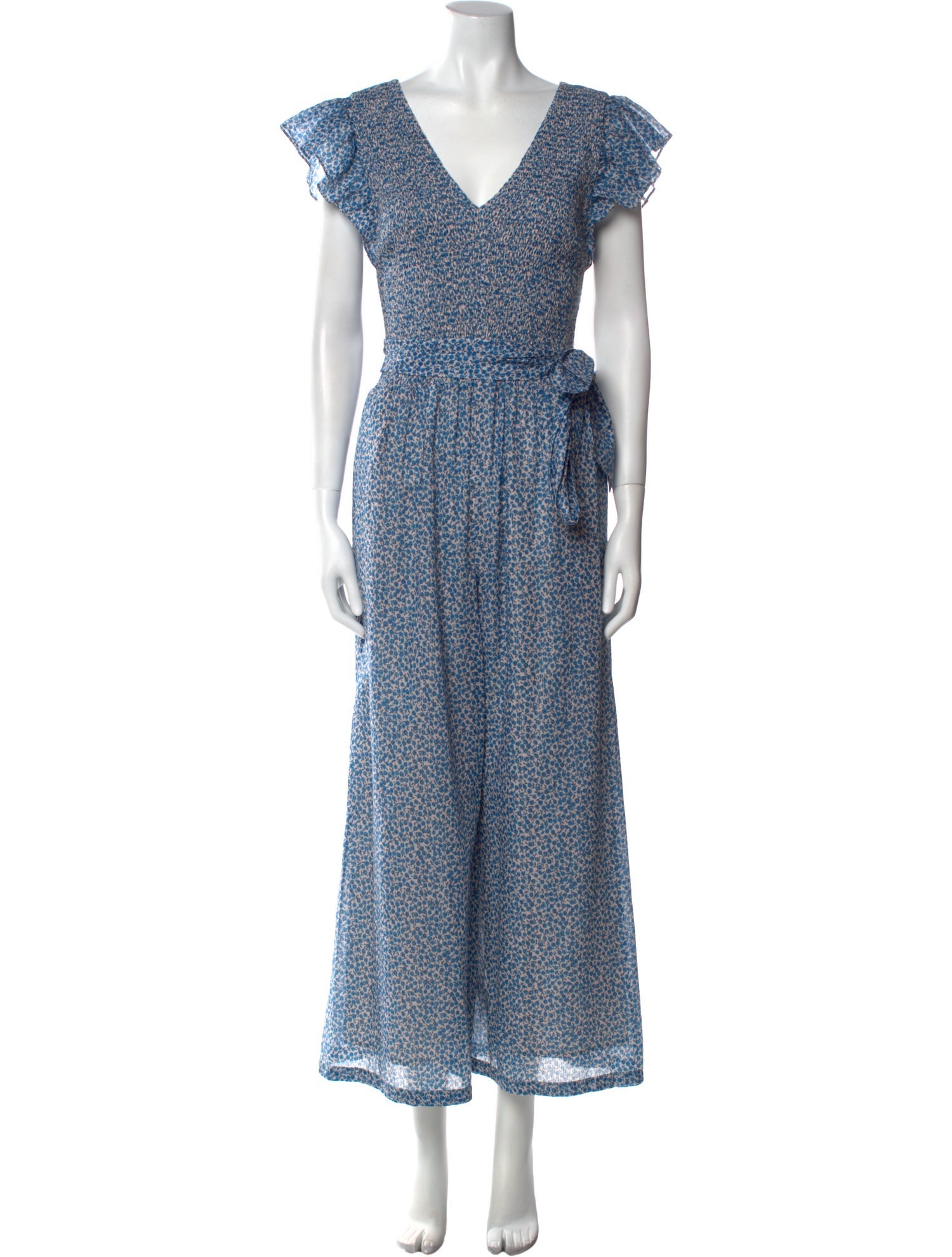 La Vie Rebecca Taylor Printed V-Neck Jumpsuit w/ Tags