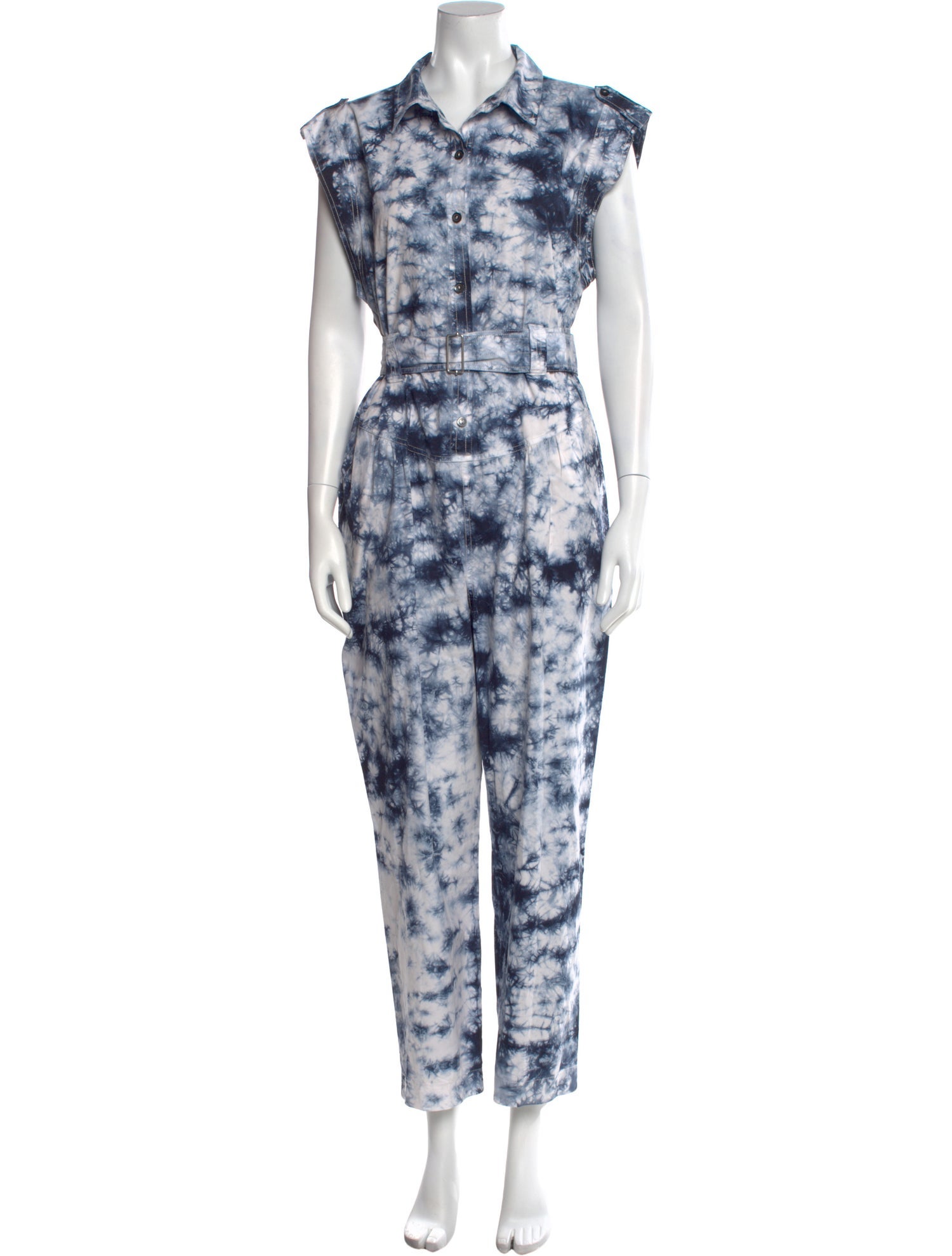 La Vie Rebecca Taylor Tie-Dye Print Jumpsuit