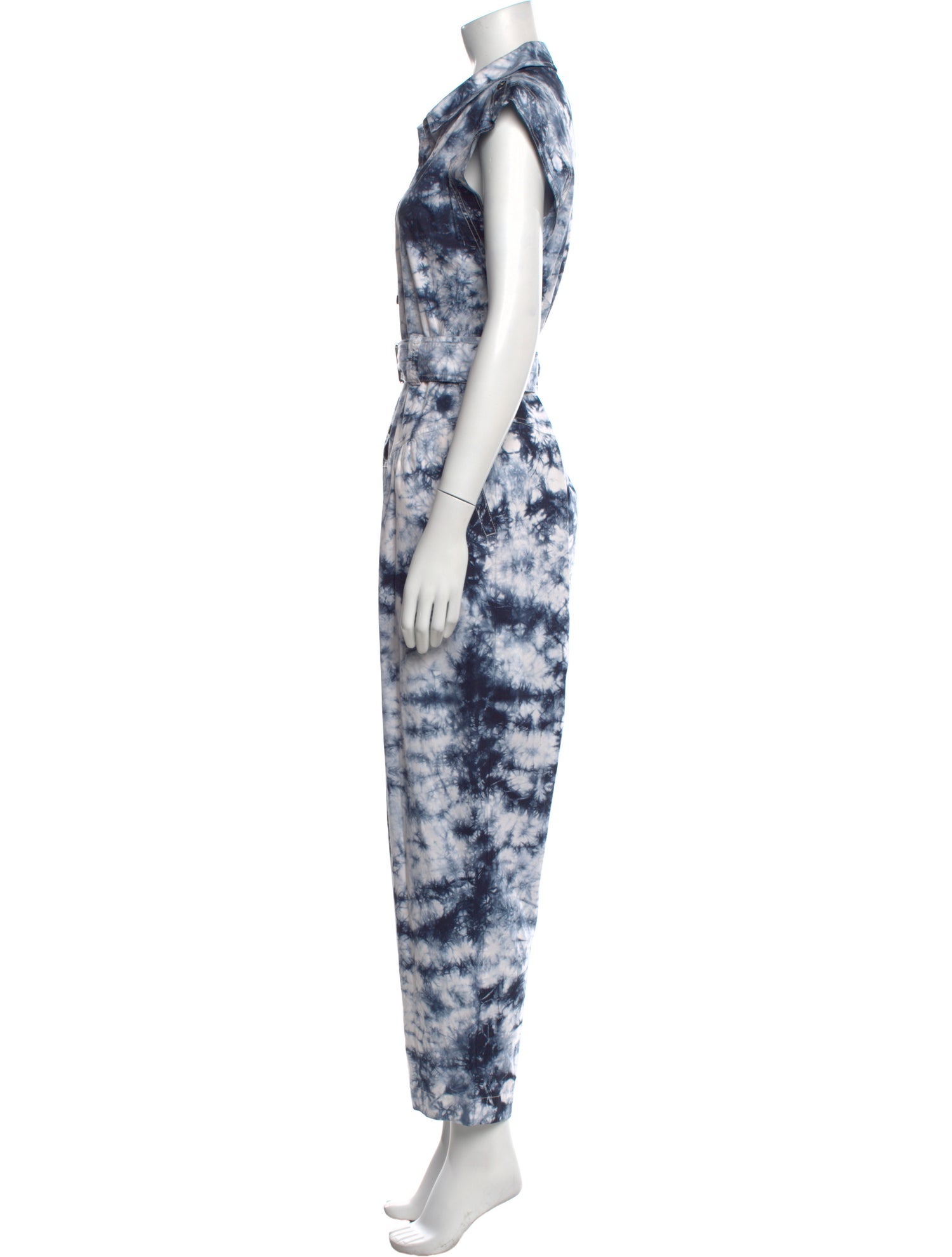 La Vie Rebecca Taylor Tie-Dye Print Jumpsuit