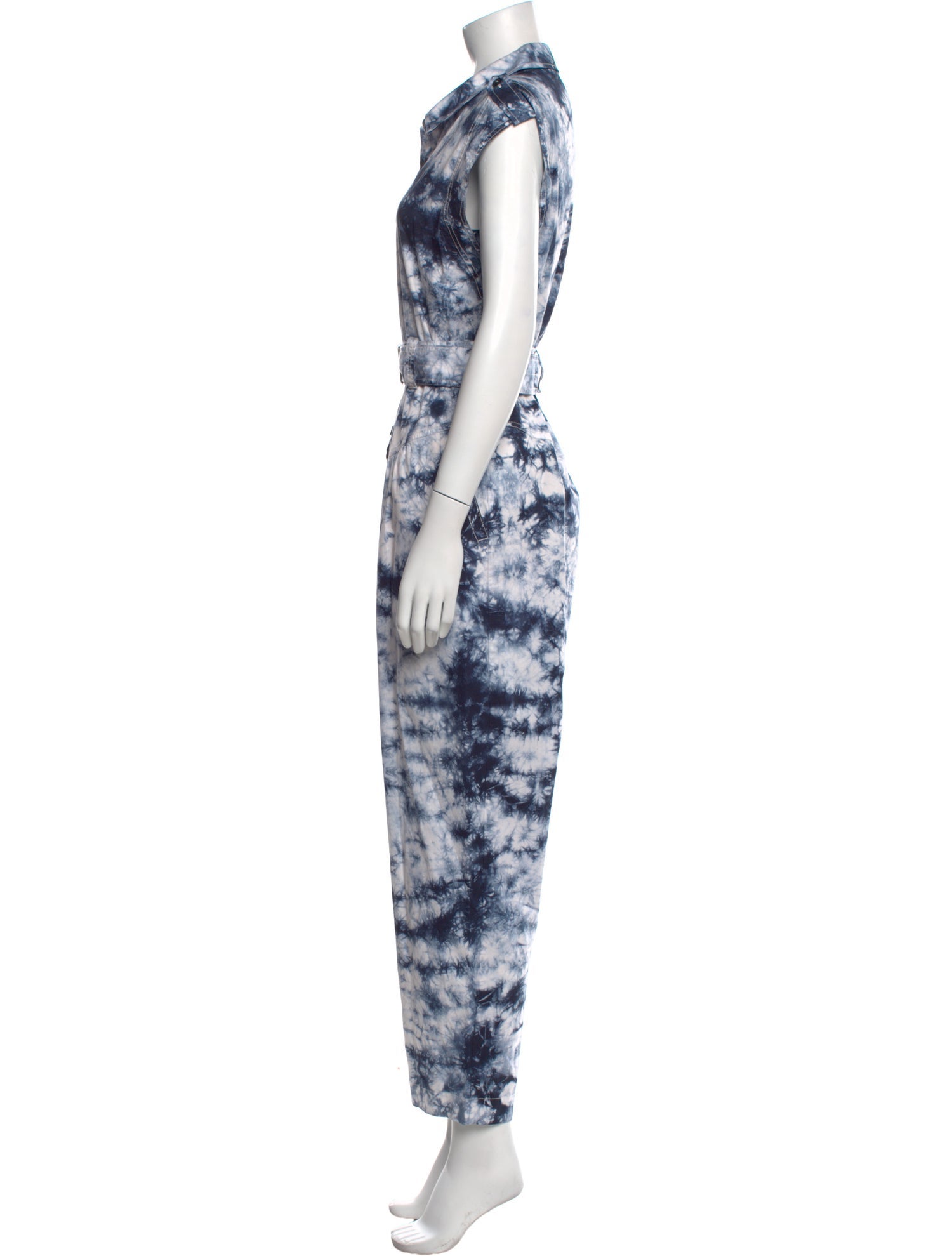 La Vie Rebecca Taylor Tie-Dye Print Jumpsuit