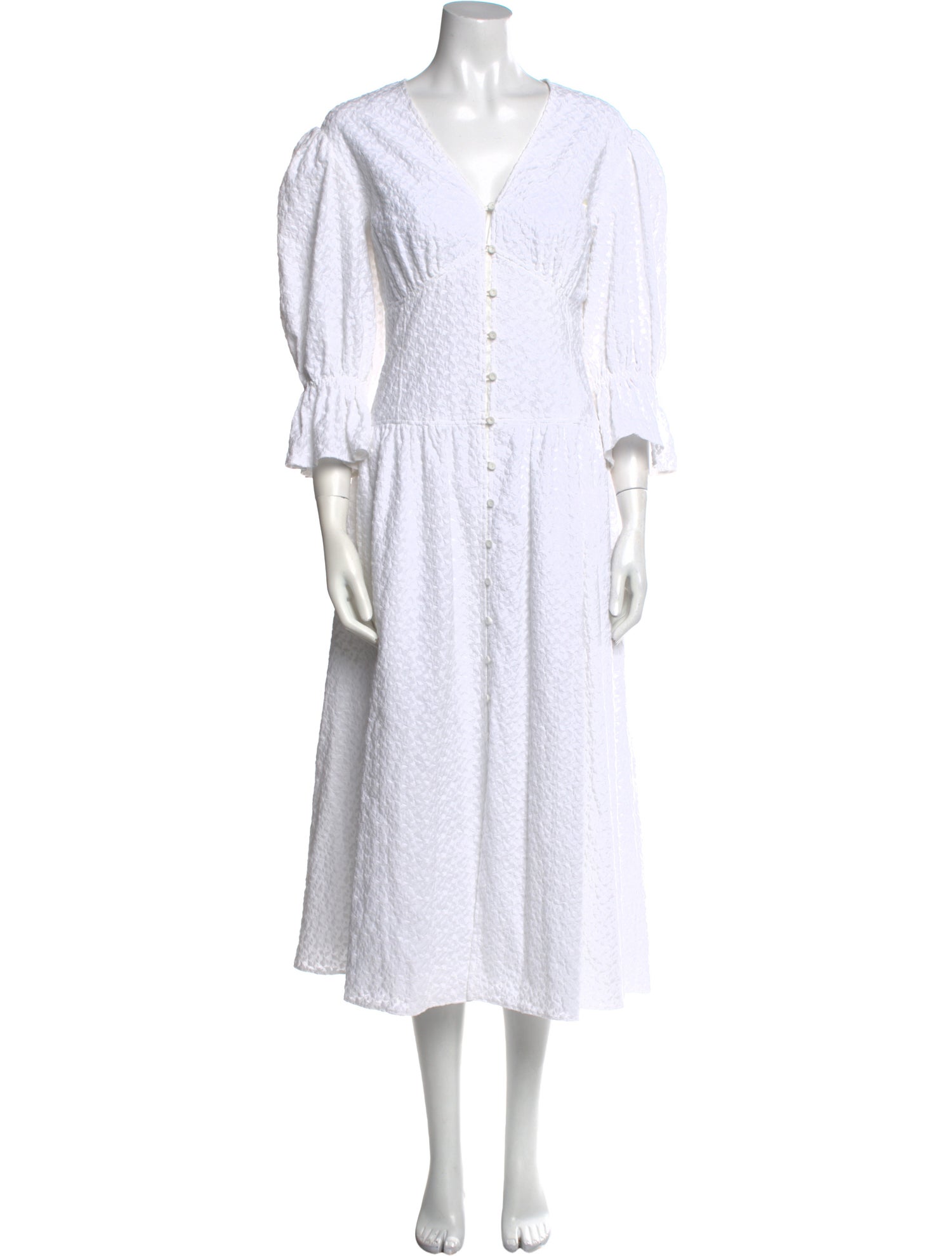 La Vie Rebecca Taylor V-Neck Long Dress