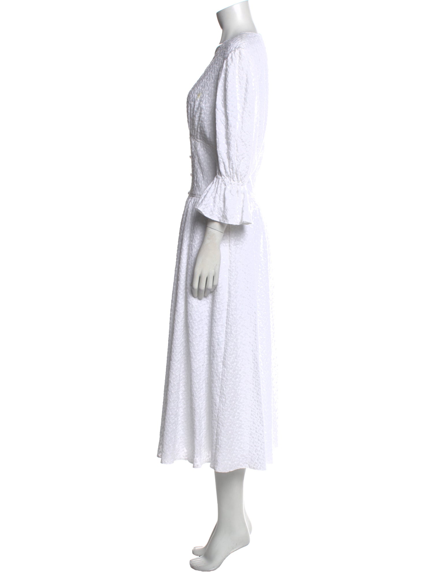 La Vie Rebecca Taylor V-Neck Long Dress