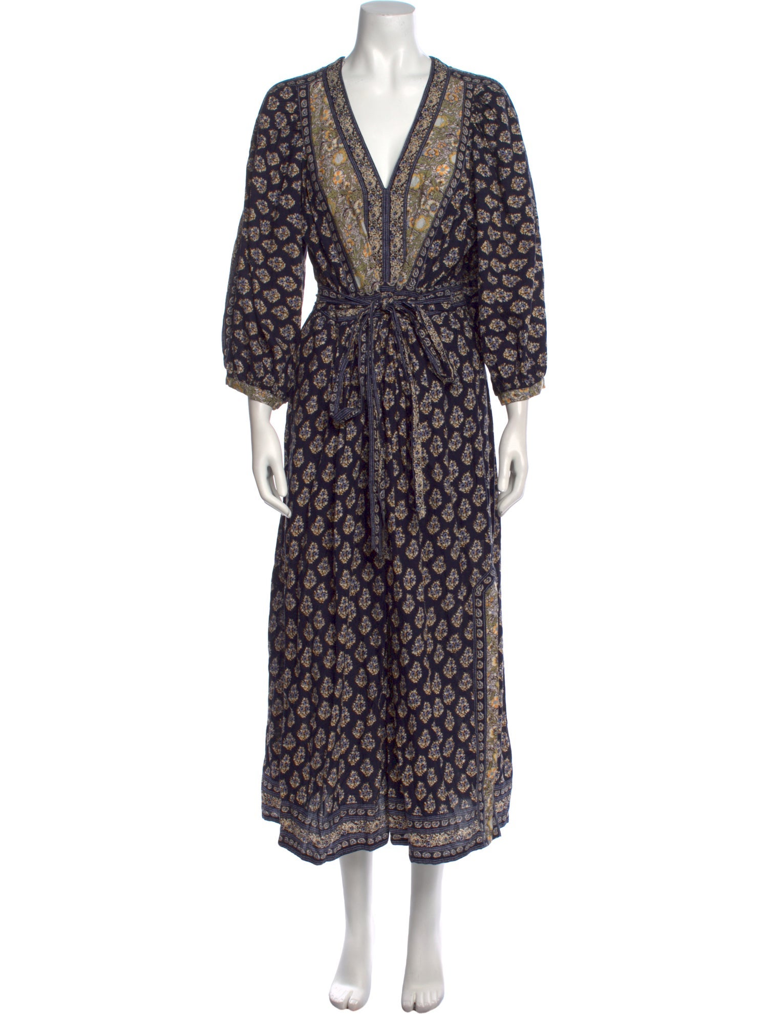 La Vie Rebecca Taylor Printed Long Dress