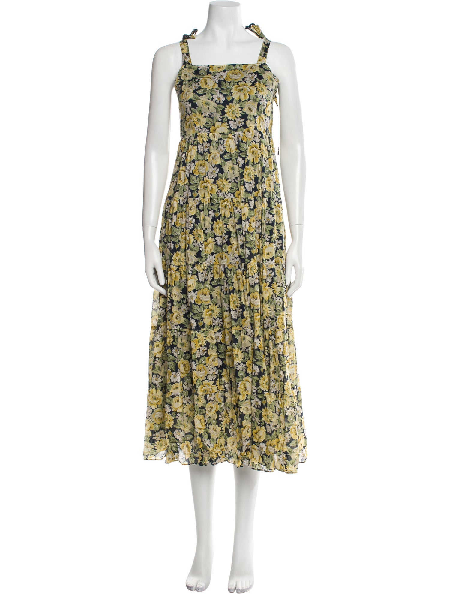 La Vie Rebecca Taylor Floral Print Long Dress